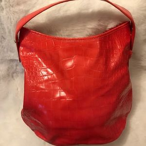 Like New Coral Liz Claiborne Purse
